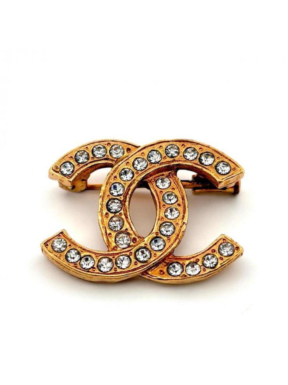 Chanel Cc Logo Brooch Metal #234139C66B